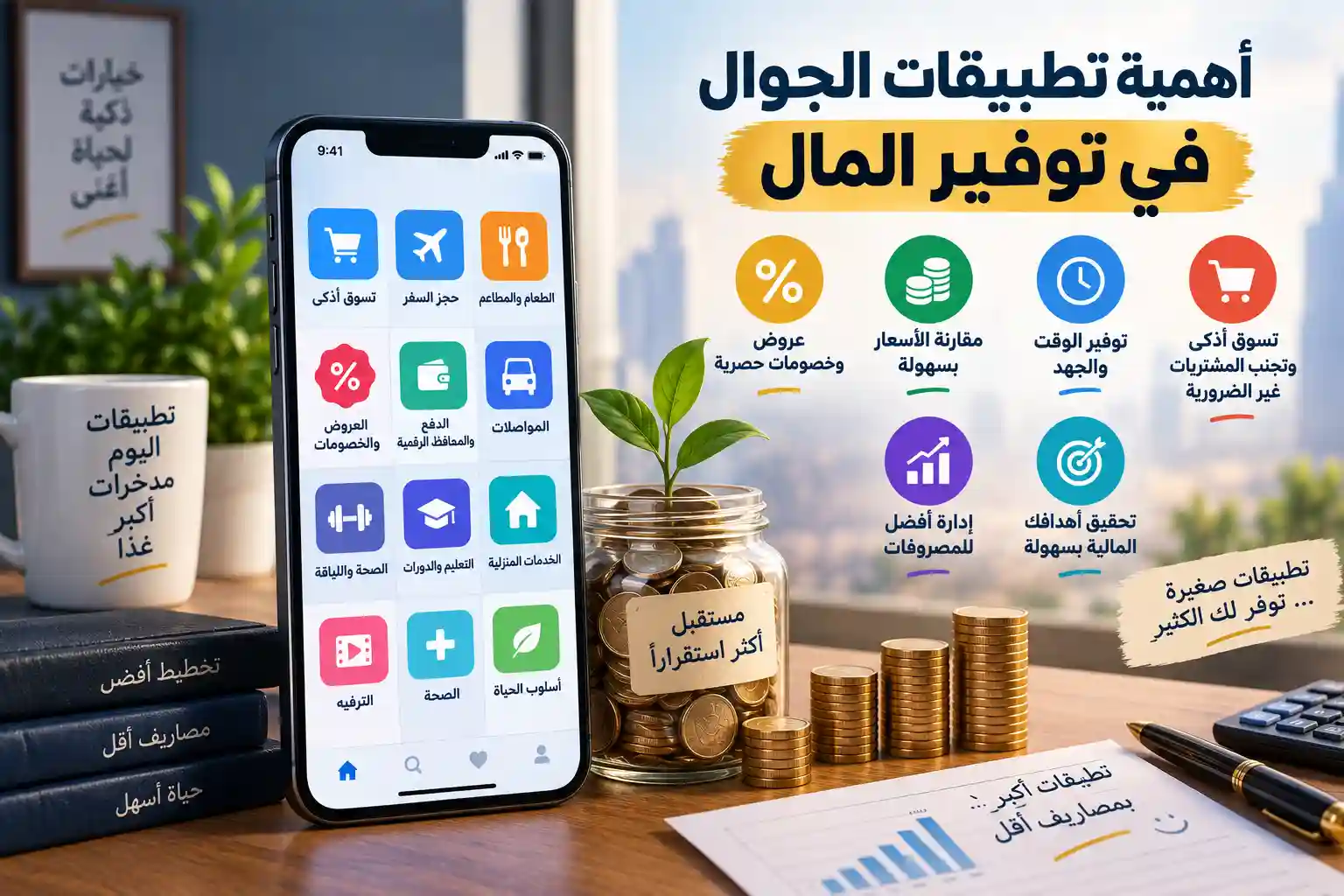 تطبيقات الجوال: وسيلتك الذكية لتوفير المال والتحكم في نفقاتك 2 أهمية تطبيقات الجوال في توفير المال